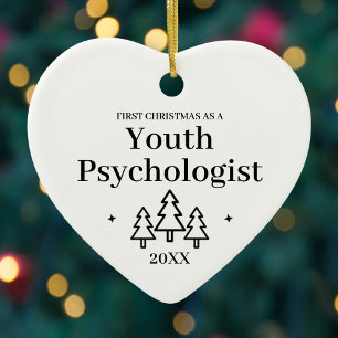 Youth Psychologist New Job Christmas Ornament