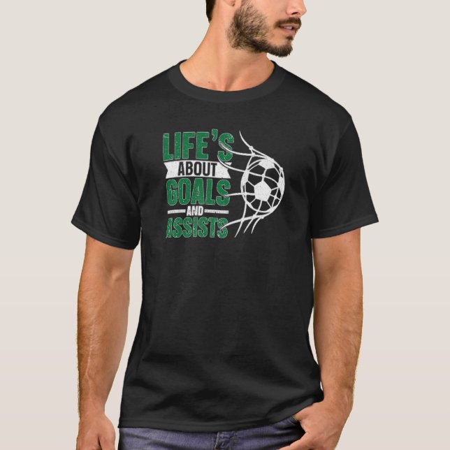 Youth Soccer Boys  Soccer for Men Women T-Shirt (Front)