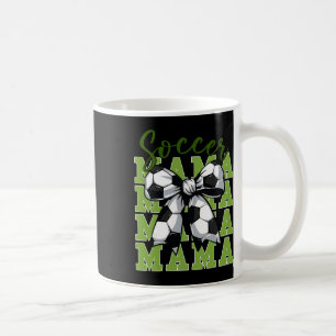 Youth Soccer Mama Coquette Bow Cute Sister Toddler Coffee Mug