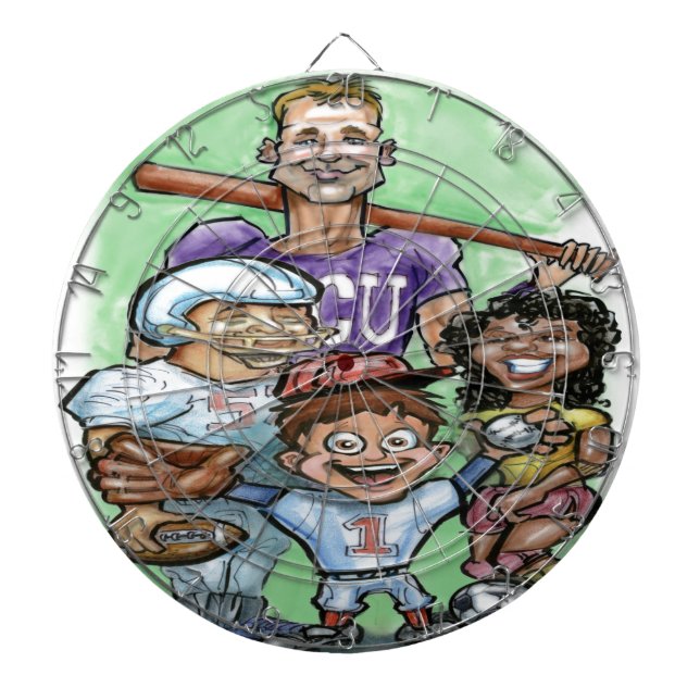 Youth Sports Dartboard (Front)