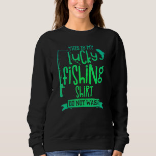 Youth This is My Lucky Fishing Shirt Do Not Wash