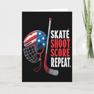 Youth Usa Ice Hockey Jersey Ice Boys Hockey Birthd Card