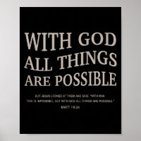 Youth With God All Things Are Ssible Christian Gir