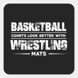 Youth Wrestling Apparel Square Sticker