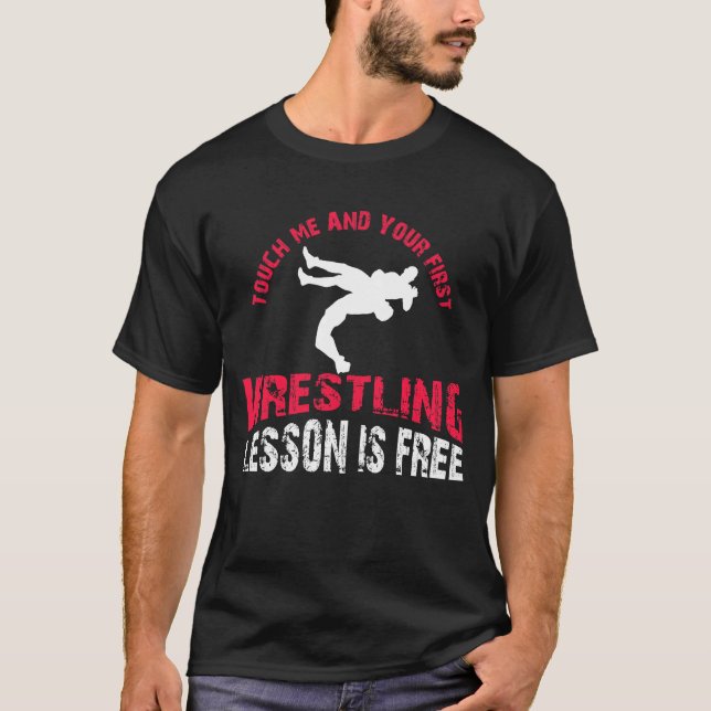 Youth Wrestling, Wrestling Team, Wrestler, Touch T-Shirt (Front)