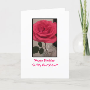 Youthful, Happy Birthday to My Best Friend Card