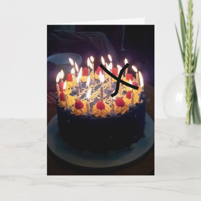 "Youthful" President Trump Birthday Card (Front)