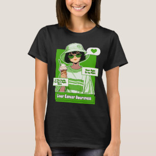 Youthful & Stylish Liver Cancer Family Support T-Shirt