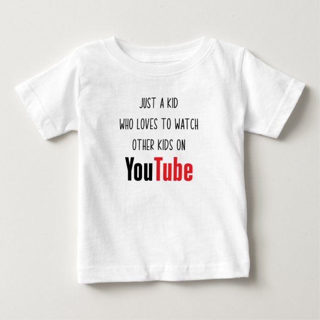 YouTube Baby T-Shirt (Front)