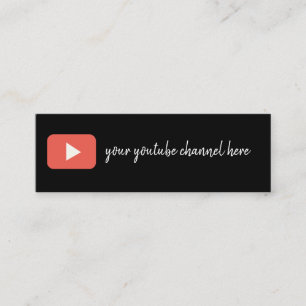 youtube business card