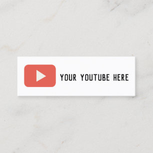 youtube  business card