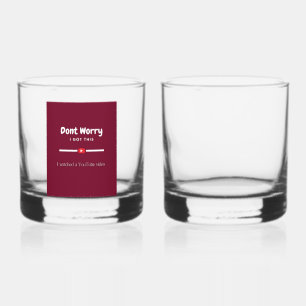 "YouTube Cowboy Whiskey Glass" 🥃🤠💀 Whiskey Glass