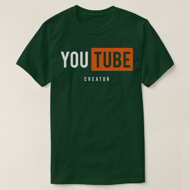Youtube Creator T-Shirt (Design Front)