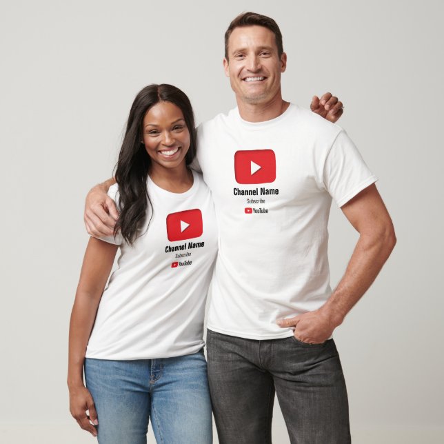 Youtube Custom channel name T-Shirt (Unisex)