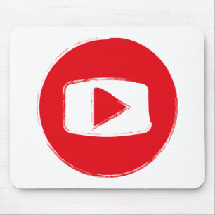 YouTube icon Mouse Mat