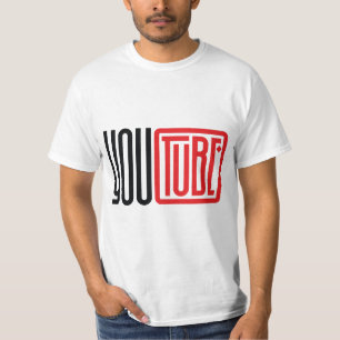 YouTube-Inspired Logo Design - Graphic Tee for Cre
