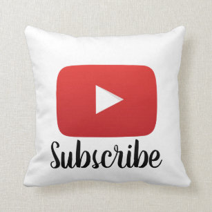 YouTube Subscribe  Cushion