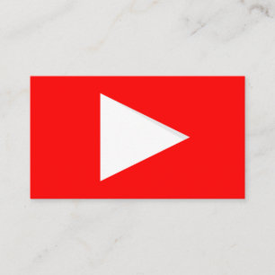 Youtube Youtuber Social Media Bloger Vloger Business Card