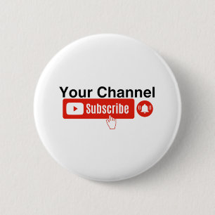 YouTuber 6 Cm Round Badge