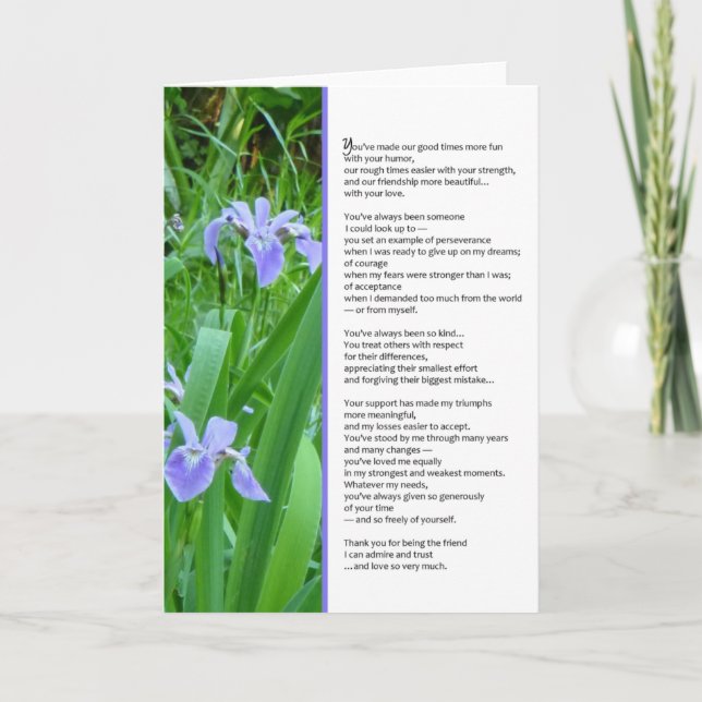 You've Always Been So Kind... Thank You Card (Front)