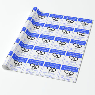 You've been a naughty girl wrapping paper