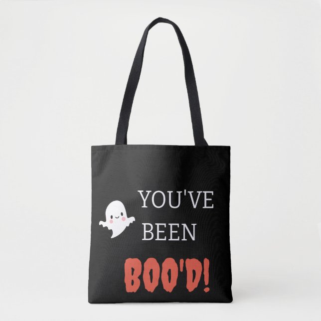 You've been boo'd cute Halloween Tote Bag (Front)