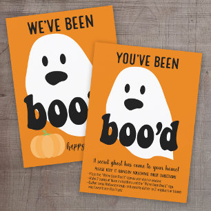 You've Been Boo'd Game Neighbourhood Halloween Invitation