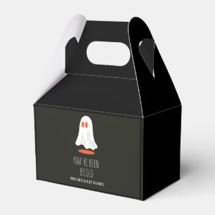 You've been booed custom name family halloween favour box