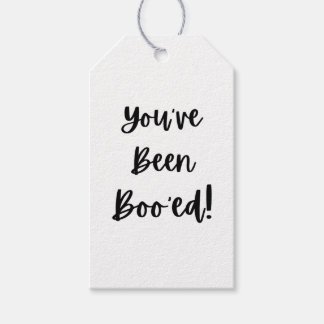 You've been Boo'ed! Cute Halloween Gift Tags