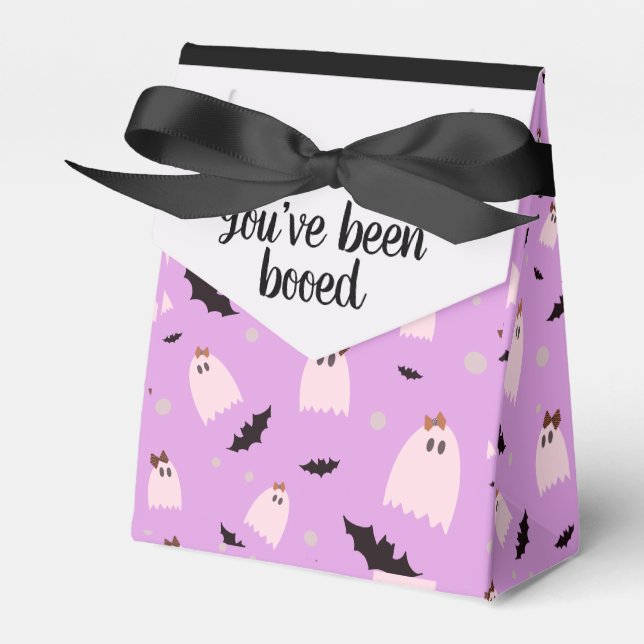 You've Been Booed Ghost Halloween Favour Box (Front Side)