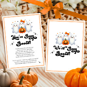 You've Been Booed Halloween Neighbor Game Card