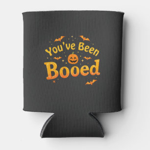 You've been booed Spooky Pumpkin Halloween Can Cooler