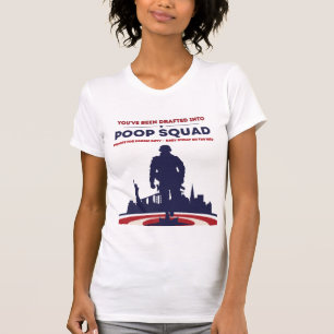 You've been drafted into Poop Squad - Baby Reveal  T-Shirt