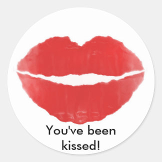 You've been kissed! Sticker