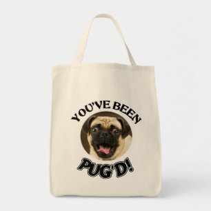 YOU'VE BEEN PUG'D - FUNNY PUG TOTE BAG