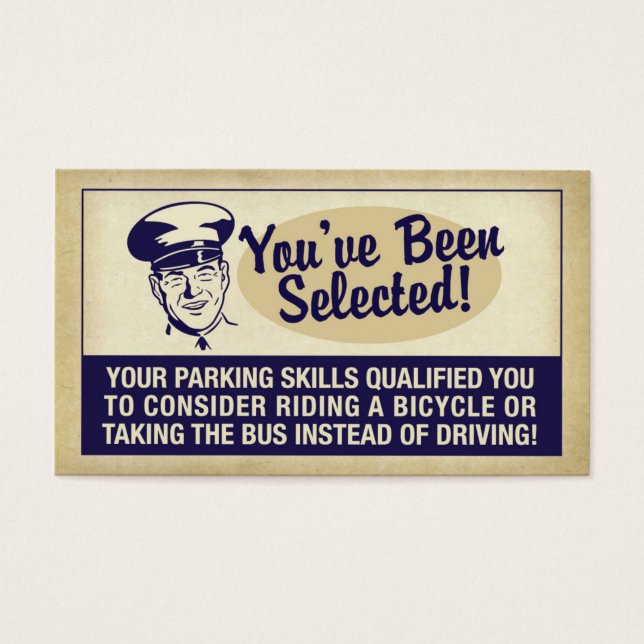 You've Been Selected! (Front)