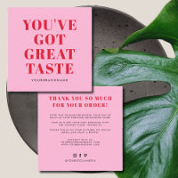 You've got great taste thank you