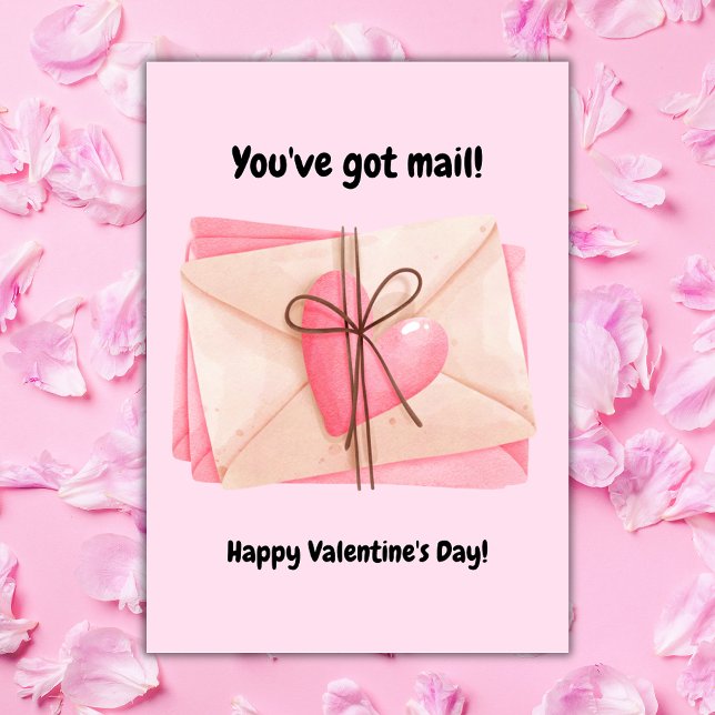 You've Got Mail Classroom Valentine's Day Photo Holiday Card (Creator Uploaded)
