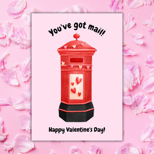 You've Got Mail Classroom Valentine's Day Photo Holiday Card