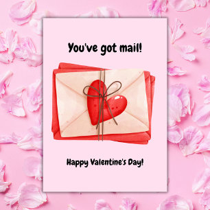 You've Got Mail Classroom Valentine's Day Photo Holiday Card