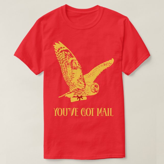 Youve Got Mail Owl Mail T-Shirt (Design Front)