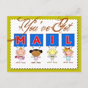 You've got mail! postcard