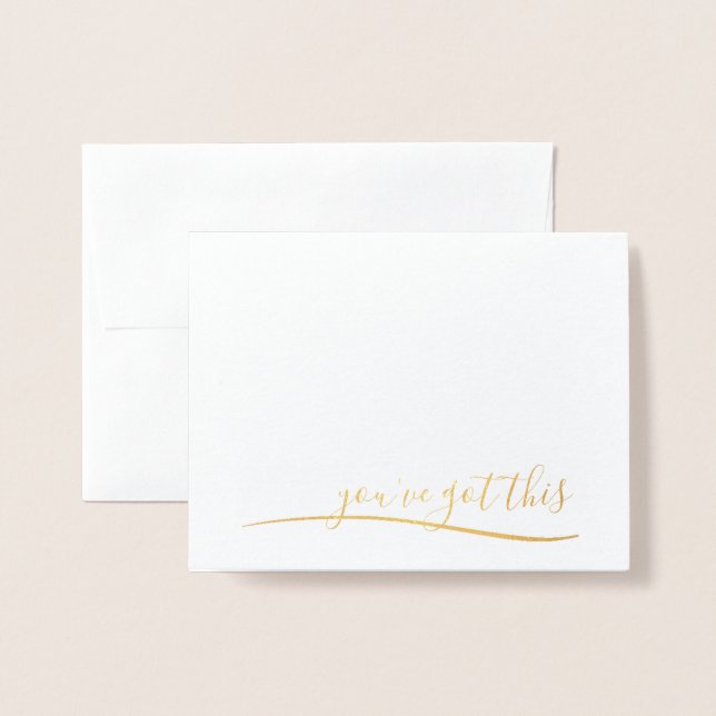 You've Got This Card of Encouragement (Front With Envelope)