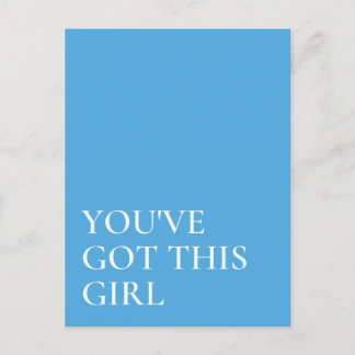 You've Got This Inspirational Quote Postcard