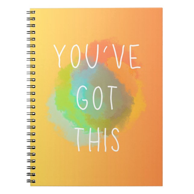 You've Got This Inspirational Sunshine Notebook (Front)