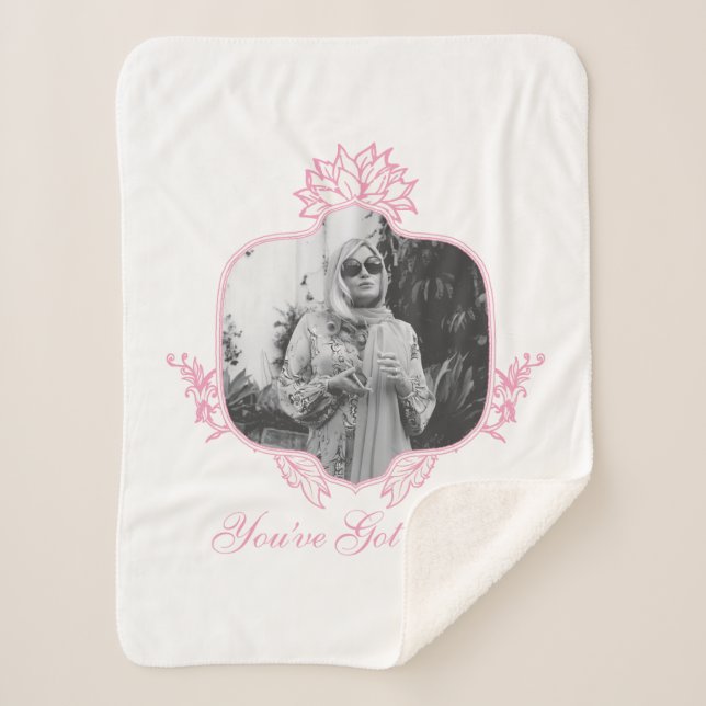You've Got This - The White Lotus Sherpa Blanket (Front)