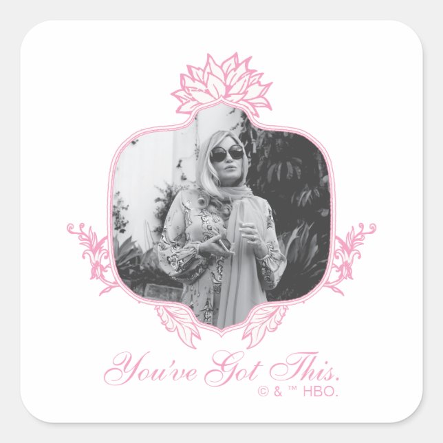 You've Got This - The White Lotus Square Sticker (Front)