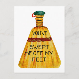 You've Swept Me Off My Feet Postcard