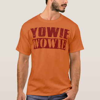 Yowie Wowie Vintage Maroon Text T-Shirt