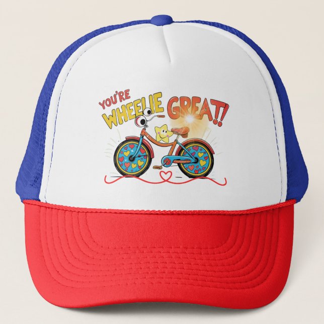 Yoy are Wheely great funny hat (Front)